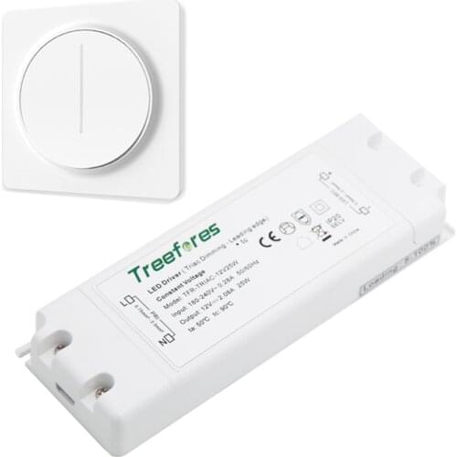 1A 220W Smart Touch Panel Dimmer + Triac Dimmable LED Driver Adapter 8W 15W 25W 50W 75W Power Supply Transformer Regulator