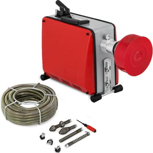 Electric Drain Cleaning Machine 220V 390W / 400W Pipe Dredging Machine High Pressure Washer Unlocking Shower (GQ-100)