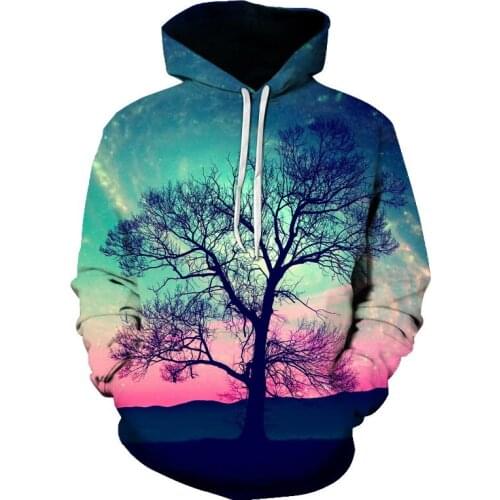 Space Galaxy Fire Autumn 3D hoodies Mens and womens hoodies High quality mens hoodies Mens pullovers