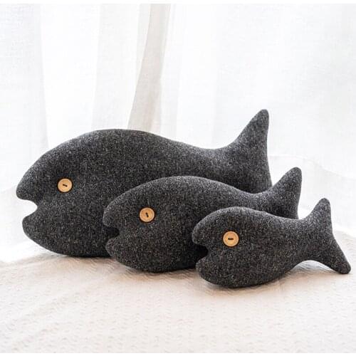 Resistant Catmint Kitten Scratch Interactive Chew Bite Supplies Teasing Teeth Grinding Pet Toys Pillow Black Fish Catnip Cat Toy