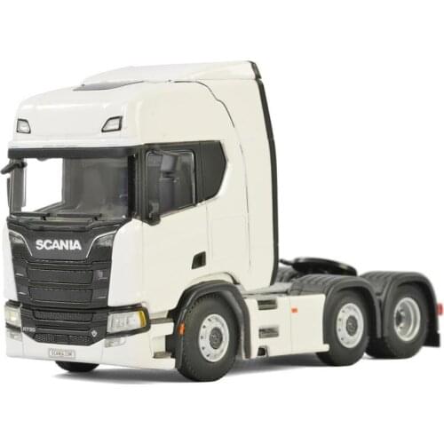 Collectible Alloy Model Gift WSI 1:50 Scale Scania R HIGHLINE CR20H 6x2 TWIN Truck Tractor Trailer Diecast Toy Model Decoration
