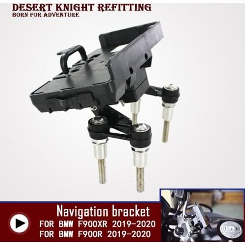 For BMW F900XR 2019 2020 2021 F900R Motorcycle GPS/SMART PHONE Navigation GPS Plate Bracket Adapt Holder