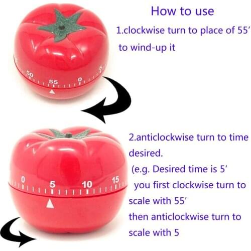 Kitchen Timer Cute Alarm Clock Timer Egg Student Timing Reminder Mechanical Clockwork Alarm Timer