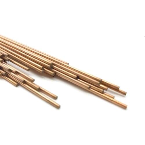 50pcs Copper Electrode Tube 1.9mm*400mm Multi Hole for EDM Drilling Machine jointer