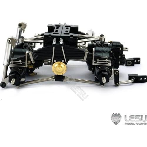 Metal Rear Suspension for LESU 1/14 Differential Axles RC Tractor Truck Dumper TH18267