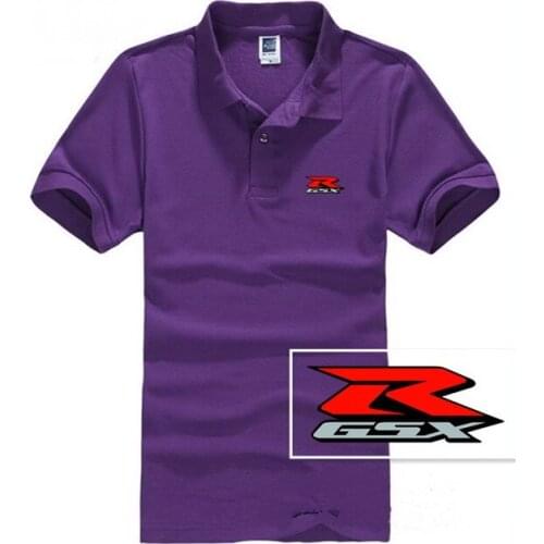 NEW Summer Guitar R GSX Printed Stand Collar Polo Shirt Men Short Sleeve Casual Men Shirts Slim Fit Homme Mens Polos