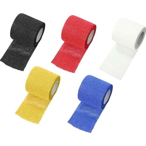 New Security Protection Waterproof Self-adhesive Cshesive Bandages Elastic Wrap First Aid Sports Body Gauze Vet Medical Tape