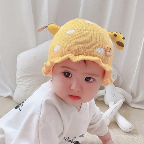 Autumn Winter Newborn Baby Hat Cap Stars Cartoon Children Baby Girl Boy Hat Winter Warm Hats for Kids
