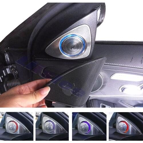 Car Ambient Light High Pitched Speaker Atmosphere LED For Mercedes Benz GLC MB X253 C W205 Update Color Changed by Original Sys