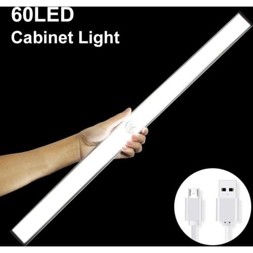 Portable Little Light Wireless LED Under Cabinet Lights Motion Sensor Activated Night Light Rechargeable Stick-on For Closet