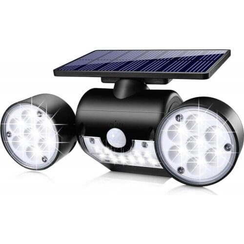 30 LEDs Rotatable Motion Sensor Light Waterproof Solar Motion Lights Outdoor Spotlights Security Night Lights Wall Light