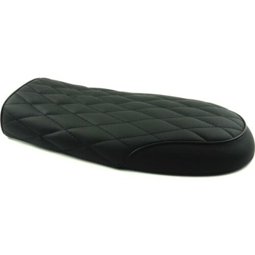 SAFFEN Brown Motorcycle Cafe Racer Seat Flat pan Scrambler Vintage Retro Flat Saddle For Honda CG CB200 CB350 CL350 CB400