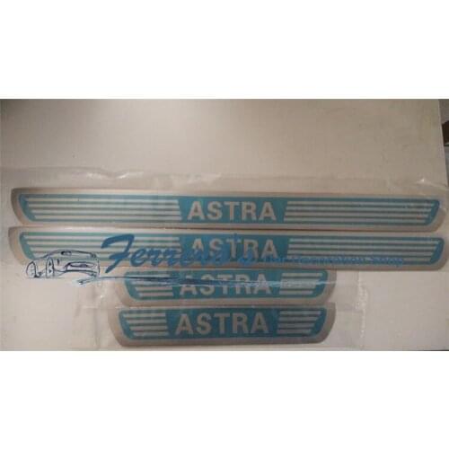 High-quality stainless steel Plate Door Sill Welcome Pedal Car Styling Accessories 4pcs/set For OPEL ASTRA 2010 2011 2012 2013