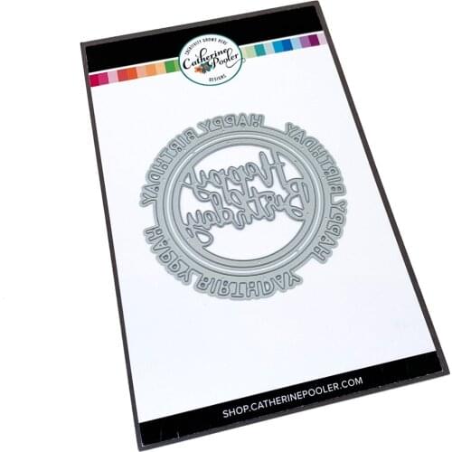 2021 AliliArts Metal Cutting Dies Round of Happy diy Scrapbooking Photo Album Decorative Embossing PaperCard Crafts Die