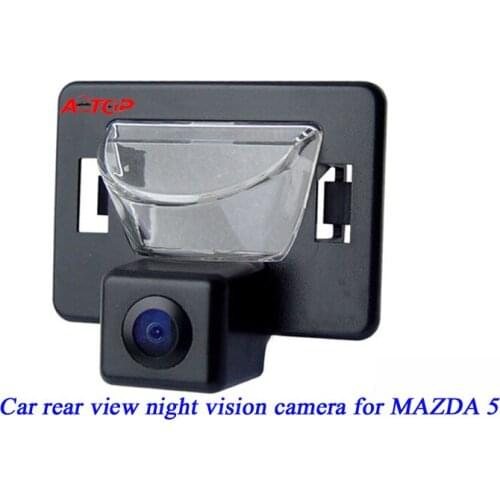 CCD HD Black Car Reverse View Parking Line Reversing 170 Angle Rear Back up Night Vision Waterproof Camera for MAZDA 5