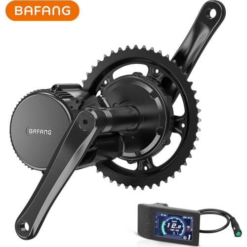Bafang 36V 350W 8Fun BBS01 BBS01B Mid Drive Motor Conversion Electric Bike Bicycle Conversion Kits 500C 860C DPC18 Color Display
