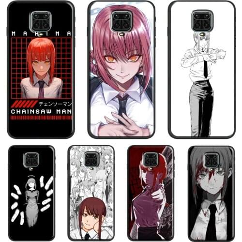 Makima Chainsaw Man Anime For Xiaomi Redmi Note 7 8 Pro 8T 9S Note 9 10 Pro Cover For Redmi 9T 9 9A 9C 7A 8A Case