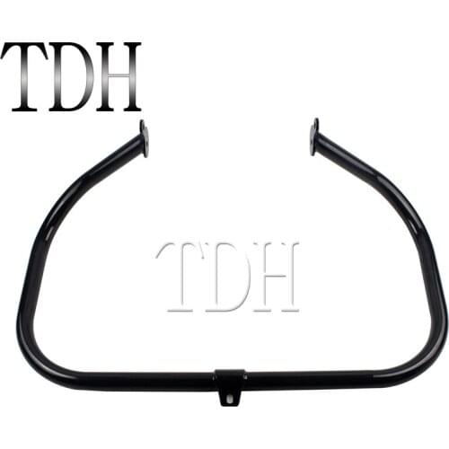 Black Chrome Motorcycle Engine Highway Crash Guard Bar For Harley Touring Road King Street Glide 2009-2018 FLHT FLHX FLHR FLTR