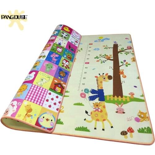Color Random Double Surface Children Game Carpet Kids Play Mat For Baby Playpen Baby Carpet Playmat For Fence Children Game Pad