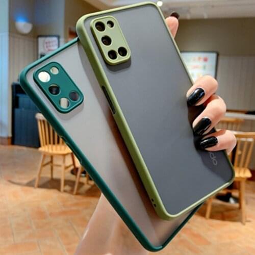 For Oppo A92 silicone Shockproof For Oppo A52 With Camera Lens Protector Translucent Cover For Oppo A92 A52 a92 oppoa52 Shell