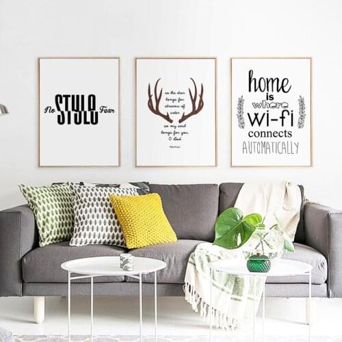 Love Smile Dream Sweet Quotes Canvas Poster and Prints Painting Wall Art Nordic Style Decorative Picture Home Bedroom Decor