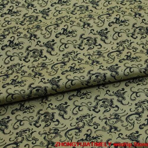 Chinese silk Brocade jacquard weave fabric Mongolia Robe cloth DIY bag Book cover Performance clothes 10