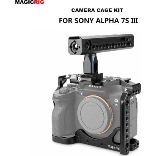 MAGICRIG A7SIII Camera Cage with Side Handle NATO Handle for Sony Alpha 7S III / A7SIII / A7S3