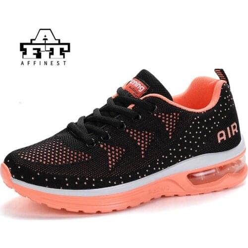 Air Cushion Women Running Shoes Light Breathable Mesh Gym Shoes Non-slip Walking Jogging Sneakers For Woman Outdoor Sport Shoes