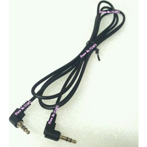 Male to Male Double Bend 90 Degree Audio Line Cable 3.5 3.5mm stereo AUX Audio cable line Right Angle Mobile Phone Car Aux Cable