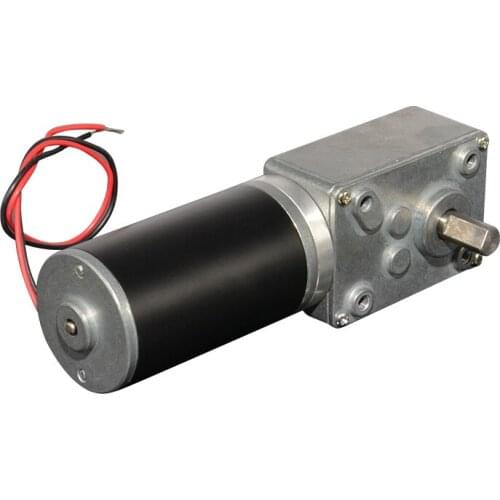 Miniature right-angle steering gear reduction motor 12V160 rpm single and dual shaft DC turbine worm reduction motor
