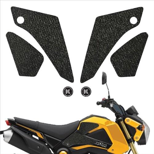 Motorcycle tank grip fuel tank traction pad side knee grip protector KSHARPSKIN for HONDA 14-15 GROM 14-15 MSX125