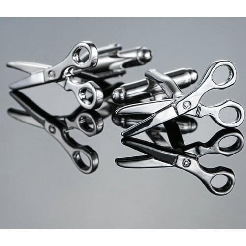 Mens Cufflinks new high quality fashion jewelry scissors Cufflinks designer business shirt suit pin gifts wholesale & retail