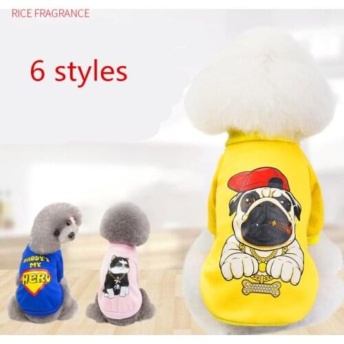 2019 New S-XXL Code Cotton Small and Medium Pet Cat Dog Clothes Sweater