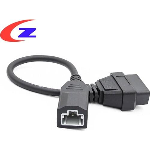 OBD Connector For Honda OBD 3pin Connector Adapter to 16Pin J2534 For Honda OBD 2 Car Diagnostic Auto Tool OBD Extension Cable