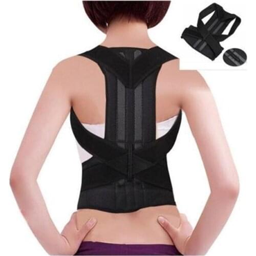 Unisex Back Posture Corrector Corset Pain Relive Women Men Back Belt Lumbar Orthopedic Corset 2021 New