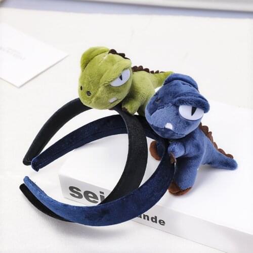 Cute Funny Cartoon Dinosaur Hairband Headband Girls Kids Hair Head Hoop Bands Accessories For Women Children Hairbands Headdress