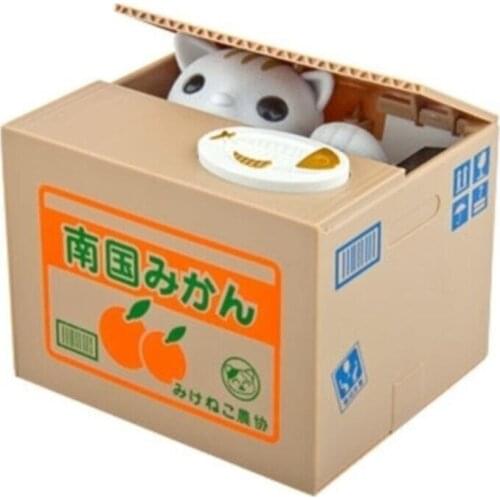 Burglar Cat Piggy Bank