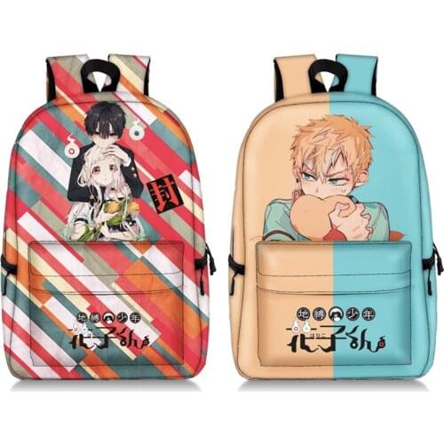Anime Toilet Bound Hanako Kun Backpack Children School Bags Hanako Kun 3D Backpack for Teenage Girls Boys Casual Travel Bags