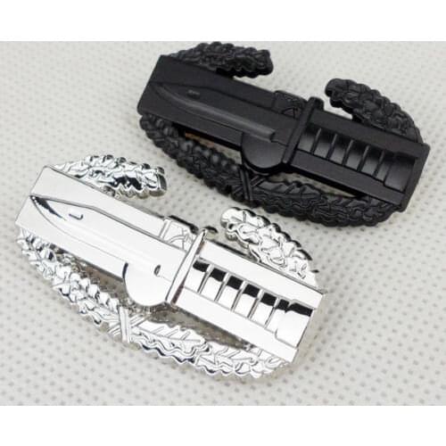 Silver And Black US Army Combat Action Badge Insignia Badge Pins- World military Store