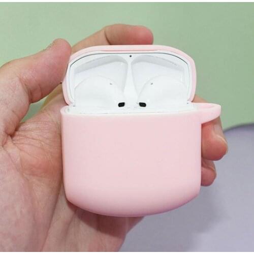 Bluelans Bluetooth Earphone Silicone Case Protective Cover Storage Shell Protector with Carabiner Lanyard for Edifier LolliPods