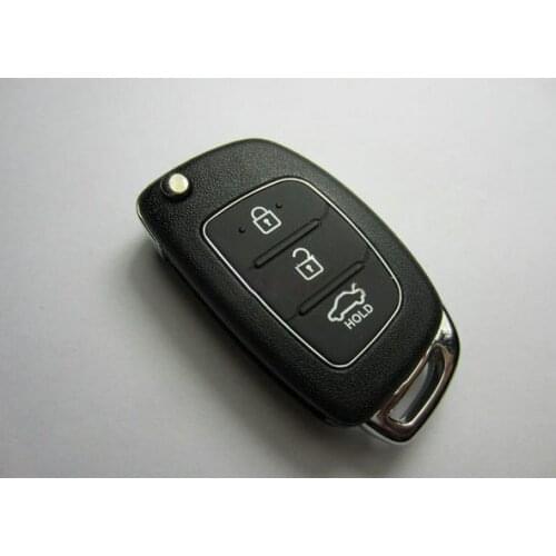 3 Buttons Flip Folding Remote Key Shell For Hyundai IX35 Mistra Verna MDAvante Fob Key Case Blanks
