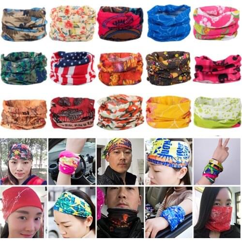 Cycling Outdoor Scarf Sun Riding Turban Hairband Sweat-absorbent Protection Bandana Neck Gaiters Activities Multi Function