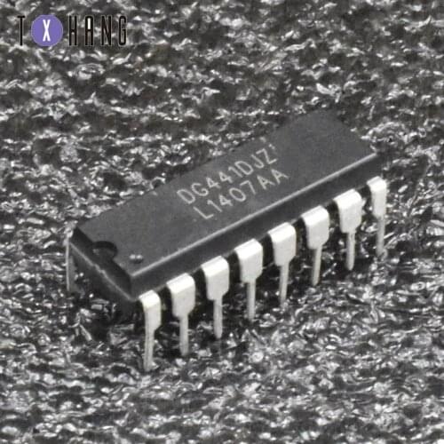1/5PCS DG441DJZ DIP Monolithic, Quad SPST, CMOS Analog Switches 16PINS diy electronics