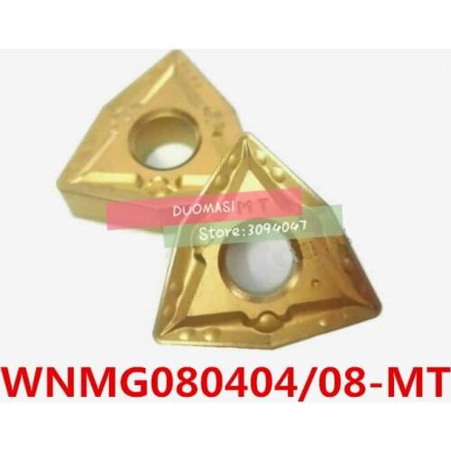 10PCS WNMG080404-MT/WNMG080408-MT carbide CNC inserts,CNC lathe tool,apply to steel processing,insert WWLNR/MWLNR