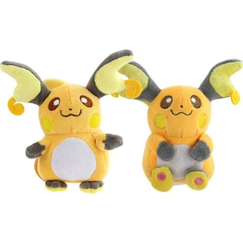 15CM Pokemon Anime Games Original Pikachu Series Raichu Plush Toy Swire Armor Stuffed A Birthday Present For Children