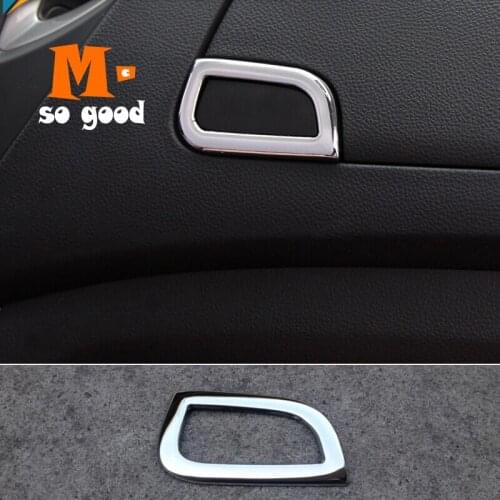 2014 2015 2016 For Chevrolet Trax Stainless Steel Glove Co-pilot Storage Box Car Inner Handle Switch Cover Trim Accessories