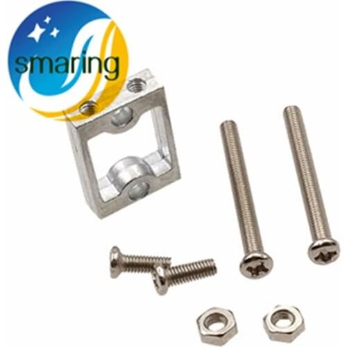 5set TT Motor Aluminum Alloy Bracket Smart Car Chassis Wheel Screw Fasteners