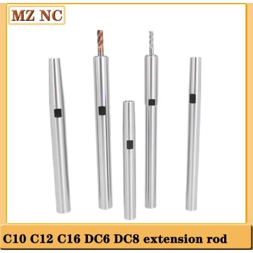 Anti-seismic slim collet chuck ST10 ST12 DC6 120L /ST12-DC6-150 /ST16 DC6/ ST20 DC8 pull back extension adapter toolholder