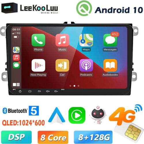 LeeKooLuu 2Din radio Car Android 8.1 multimedia player for VW Skoda Octavia golf 5 6 touran passat B6 polo tiguan yeti rapid