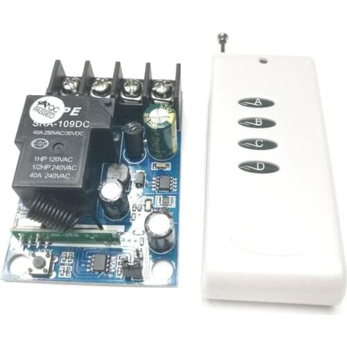 1000 meters 30A Wireless remote control switch Interlock Battery electric car controller DC12V-50V universal